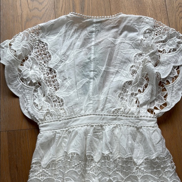 FARM Rio Richelier Midi Dress in White - Picture 5 of 6